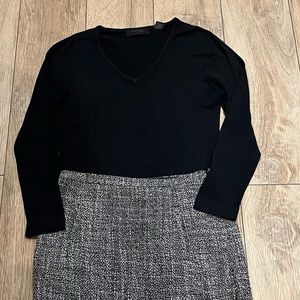 Ann Taylor Loft petite skirt 2p Express Stretch lightweight sweater